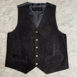 First Line leather black Vest size Med